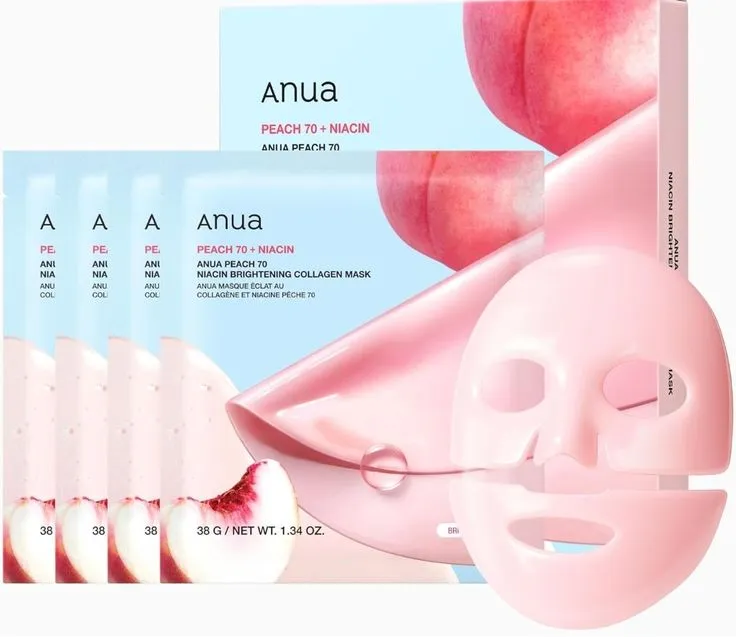 Anua Peach 70 Niacin Brightening Collagen Mask