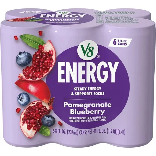 pomegranate blueberry V8 energy drink