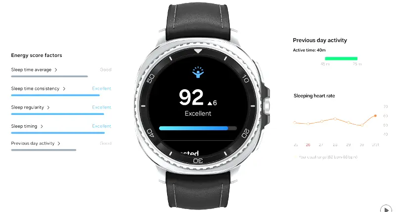 galaxy wach 8 tracking