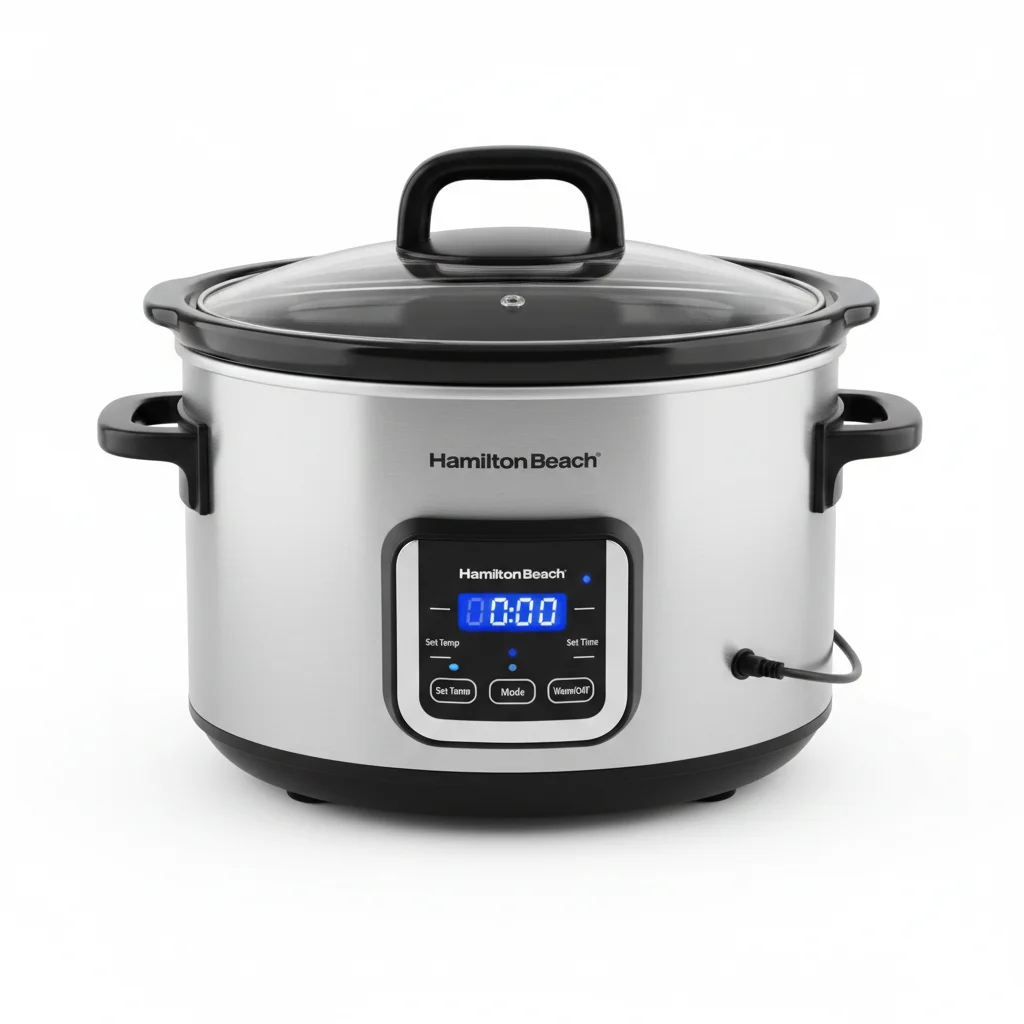 Hamilton Beach 6 Quart  Set & Forget Digital Programmable Slow Cooker