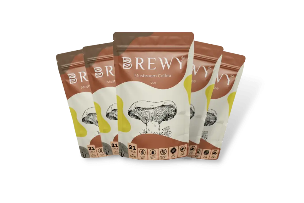 Brewy mushroom coffee