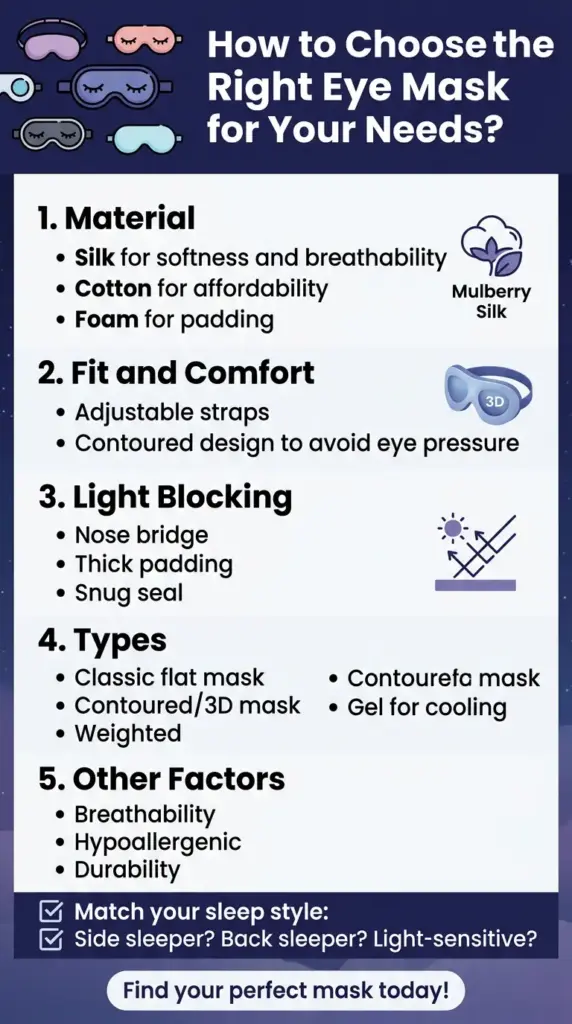How to choose right eye mask