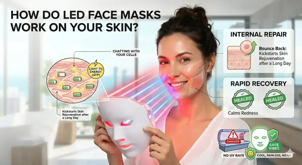 how led face mask work