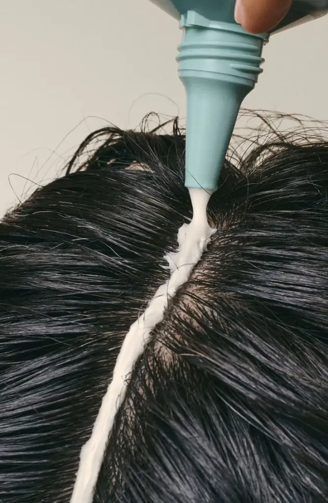 how to apply scalp treatment